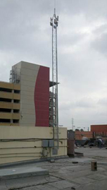 Wireless two-way communications tower.