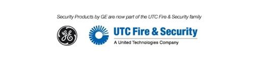 UTC Fire and Security logo and GE logo