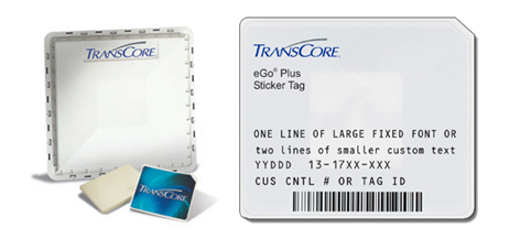 TransCore eGo Plus Sticker Tag